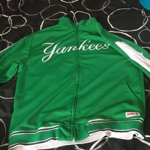 yankee zip up sweater with matching adidas